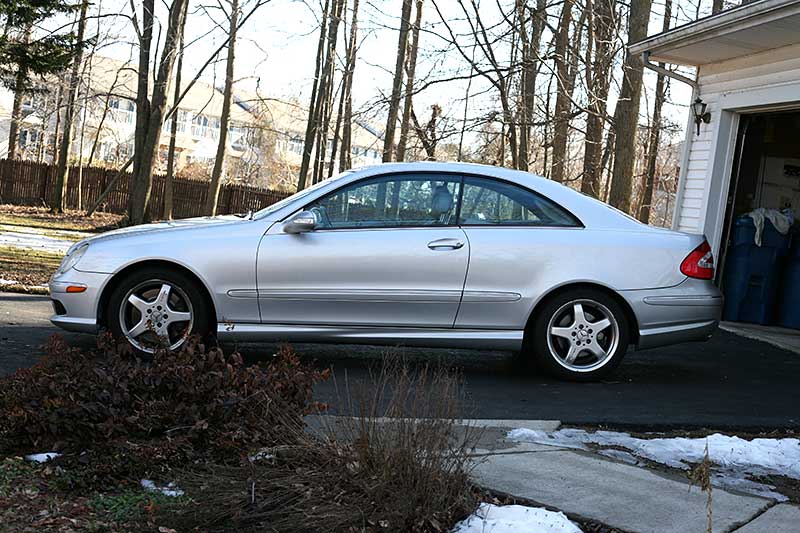 2003 Mercedes CLK-500 Driver Side